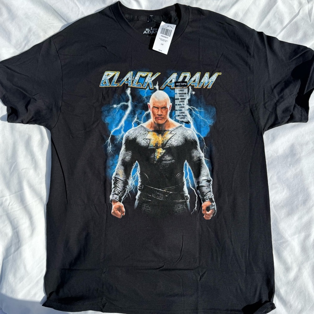 Black Adam Graphic T-Shirt • DC Comics Movie Tee • Size L